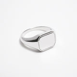 Square Signet Ring【Silver925】