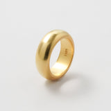 Volume Plain Ring (Gold) 【Silver925】