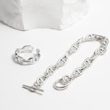 Anchor Chain Bracelet 【Silver925】