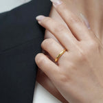 Nuance Ring (Gold)【Silver925】.