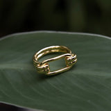 Hoop Ring(Gold)【Silver925】