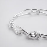 Knot Chain Bracelet 【Silver925】.