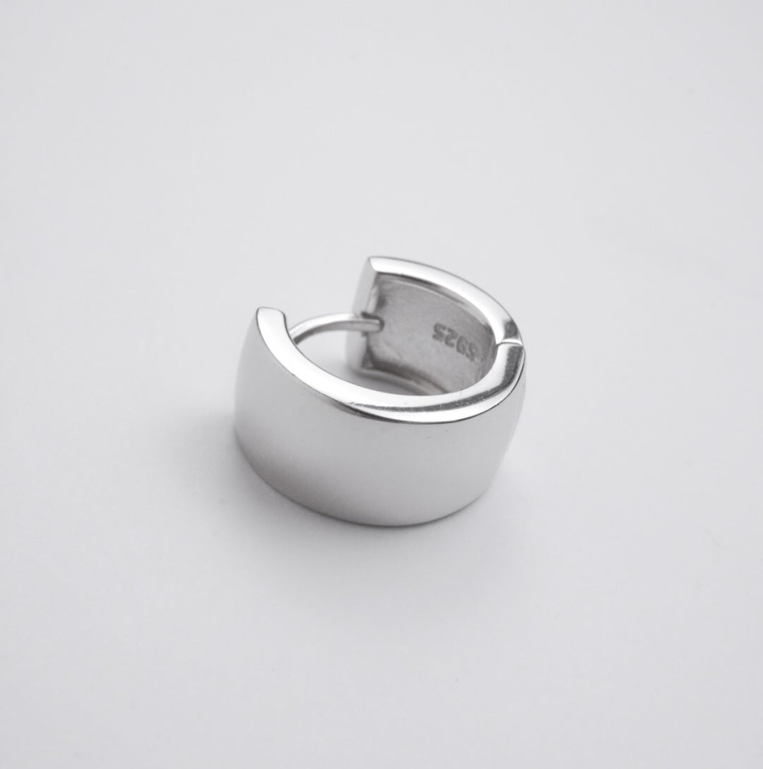Wide Hoop Pierce 【Silver925】.