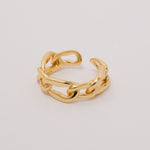 Chain Ring(Gold) 【Silver925】.