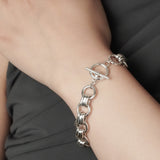 Circle Chain Bracelet【Silver925】