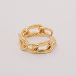 Chain Ring(Gold) 【Silver925】.