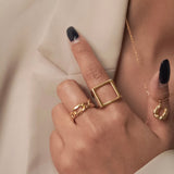 Horseshoe Necklace(Gold) 【Silver925】