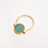 2Way Pedal Ring (Gold) 【Silver925】