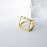 Frame Ring (Gold) 【Silver925】