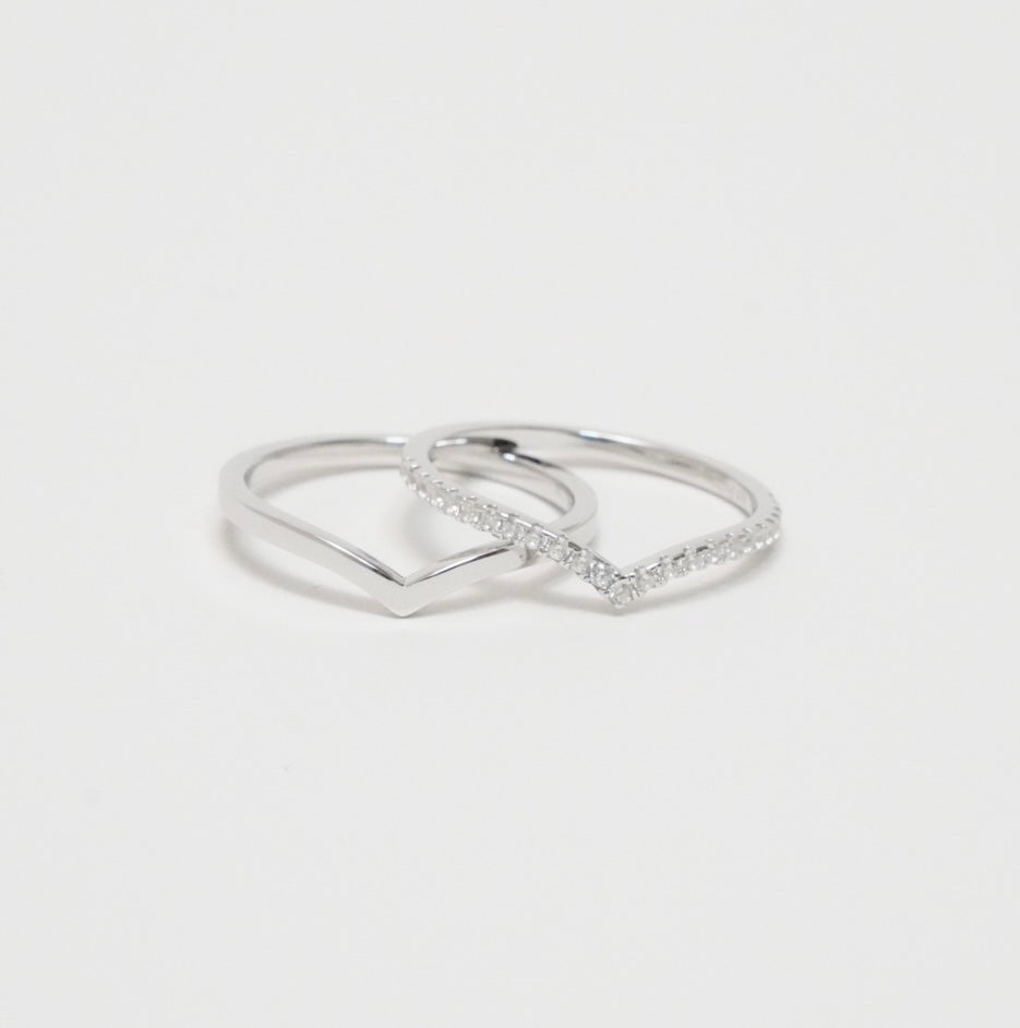 Shiny Twin Ring【Silver925】.