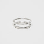 Shiny Double Ring【Silver925】.