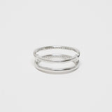 Shiny Double Ring【Silver925】.