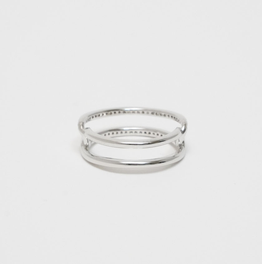 Shiny Double Ring【Silver925】.
