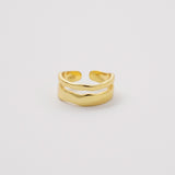 Slit Ring (Gold) 【Silver925】