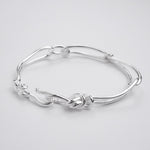 Knot Chain Bracelet 【Silver925】.
