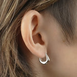 Square Hoop Pierce 【Silver925】.