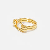 Hoop Ring(Gold)【Silver925】.