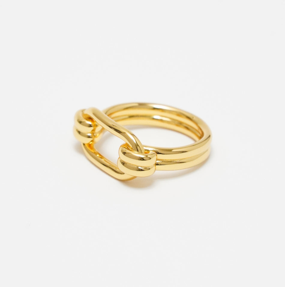 Hoop Ring(Gold)【Silver925】.