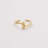 Knot Ring (Gold) 【Silver925】.