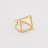 Frame Ring (Gold) 【Silver925】