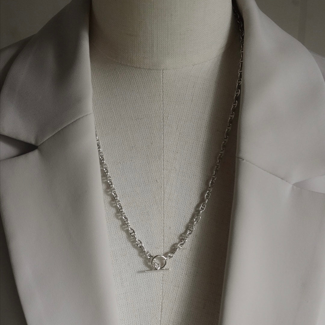 Anchor Chain Necklace 【Silver925】.