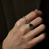 2Way Pedal Ring (Gold) 【Silver925】