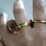 Rope Ring(Gold) 【Silver925】