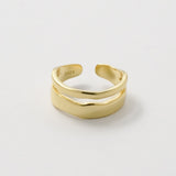 Slit Ring (Gold) 【Silver925】
