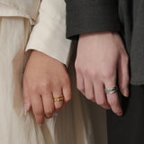 Slit Ring (Gold) 【Silver925】