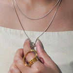 Long chain Necklace 【Silver925】.