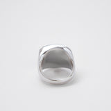 Shield Stone Ring (larvikite) 【Silver925】