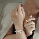 Knot Chain Bracelet 【Silver925】