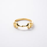 Horse Bit Ring(Gold) 【Silver925】