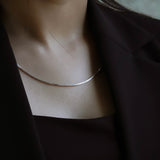 Box chain Necklace 【Silver925】