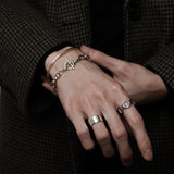 Plain Flat Ring【Silver925】