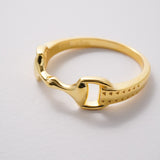 Horse Bit Ring(Gold) 【Silver925】