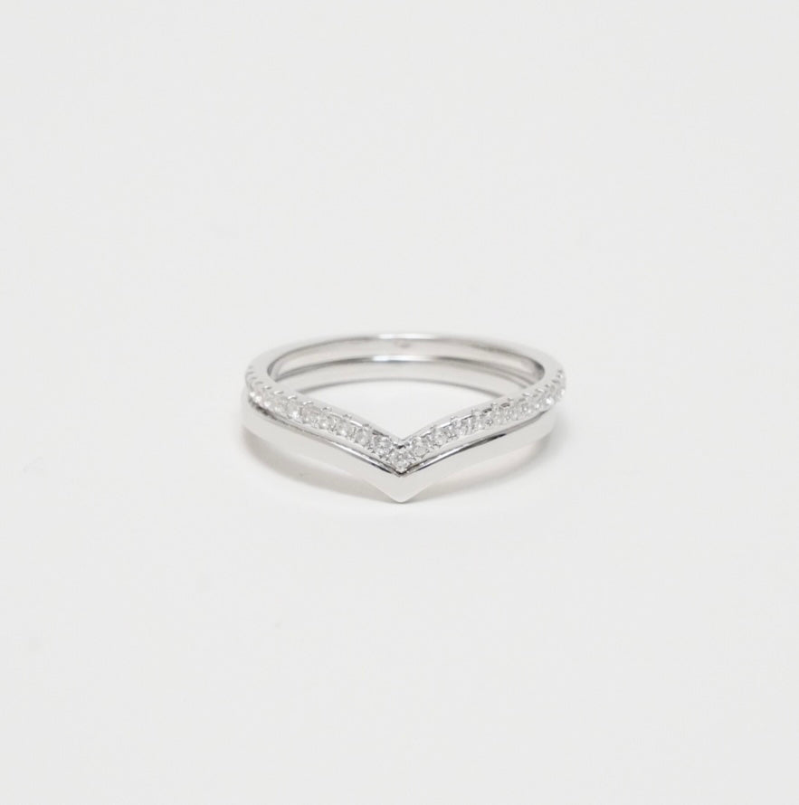 Shiny Twin Ring【Silver925】.