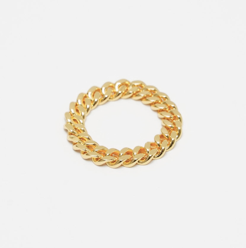 Kihei chain Ring(Gold)【Silver925】.