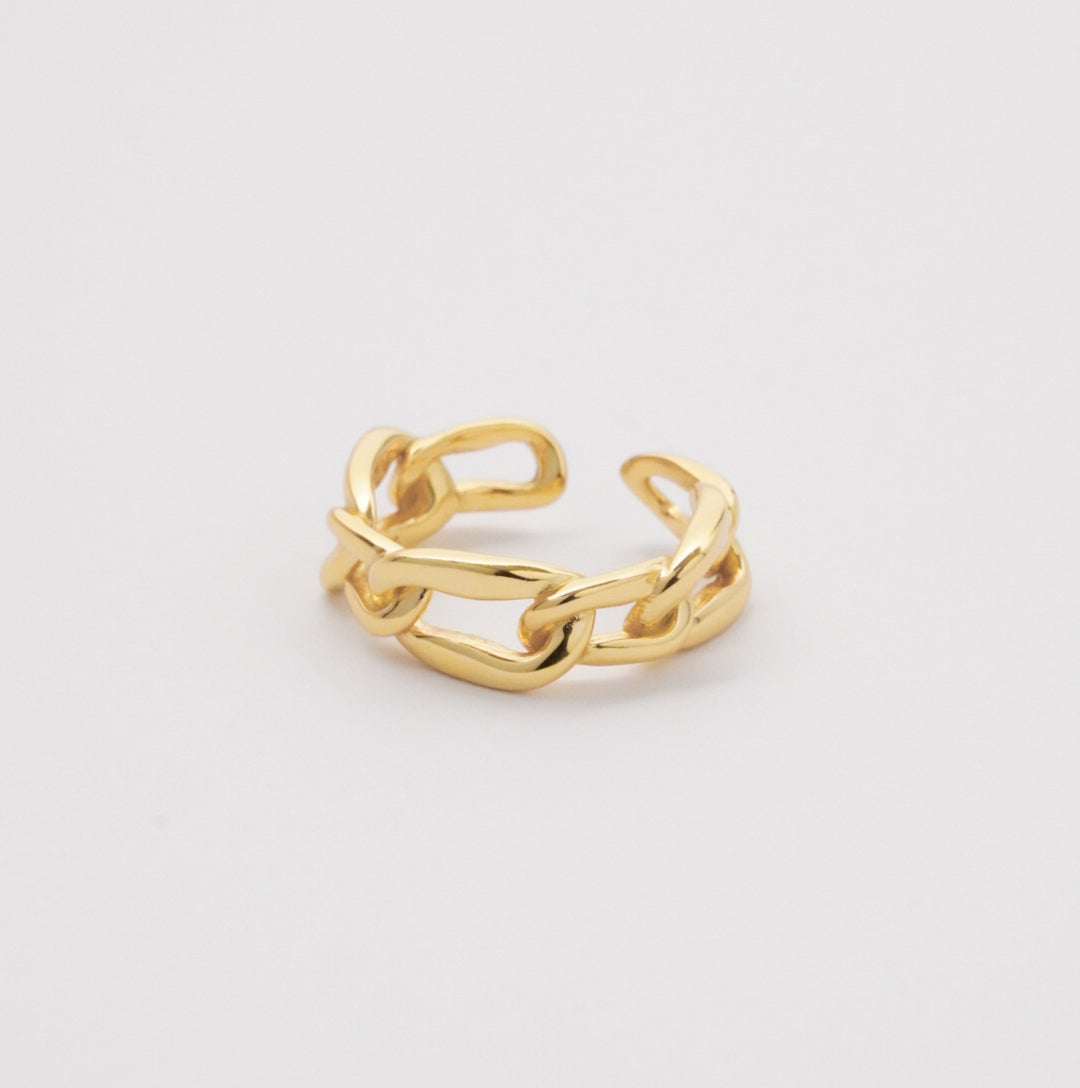 Chain Ring(Gold) 【Silver925】.