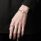 Dual Chain Bracelet【Silver925】