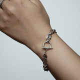 Dual Chain Bracelet【Silver925】
