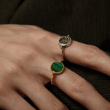 2Way Pedal Ring (Gold) 【Silver925】