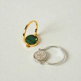 2Way Pedal Ring (Gold) 【Silver925】