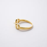 Horse Bit Ring(Gold) 【Silver925】