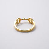 Horse Bit Ring(Gold) 【Silver925】