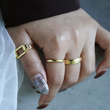 Nuance Ring (Gold)【Silver925】
