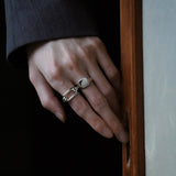 Square Signet Ring【Silver925】