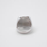 Square Stone Ring  (tiger-eye) 【Silver925】
