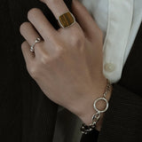 Dual Chain Bracelet【Silver925】