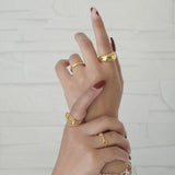 Horse Bit Ring(Gold) 【Silver925】